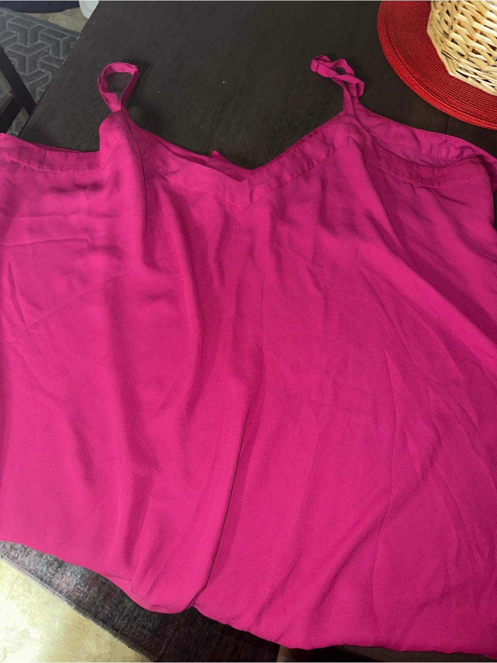 torrid Hot Pink V-Neck Spaghetti Strap Cami